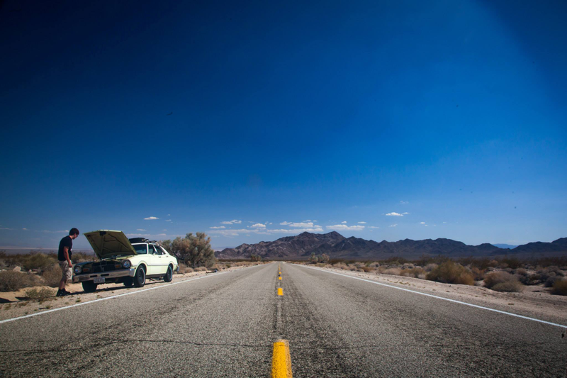 Illustration for article titled A '77 Maverick Does Route 66